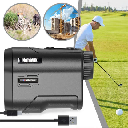 Nohawk Golf Laser Rangefinder USB Rechargeable with Slope Compensation - Smarsty
