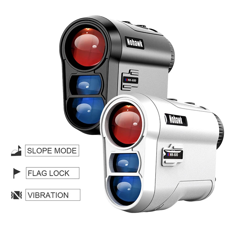 Nohawk Golf Laser Rangefinder USB Rechargeable with Slope Compensation - Smarsty