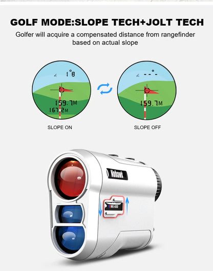 Nohawk Golf Laser Rangefinder USB Rechargeable with Slope Compensation - Smarsty