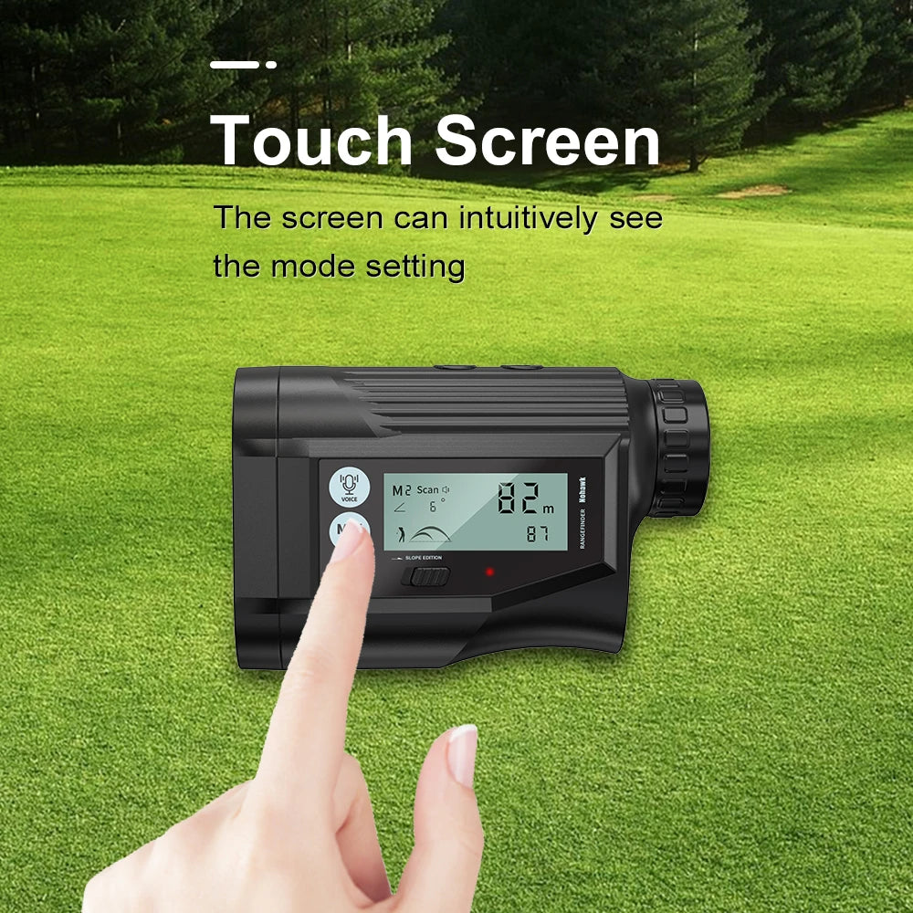 Nohawk Golf Laser Rangefinder USB Rechargeable with Slope Compensation - Smarsty