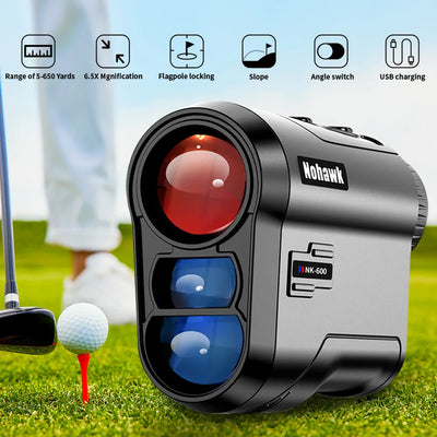 Nohawk Golf Laser Rangefinder USB Rechargeable with Slope Compensation - Smarsty