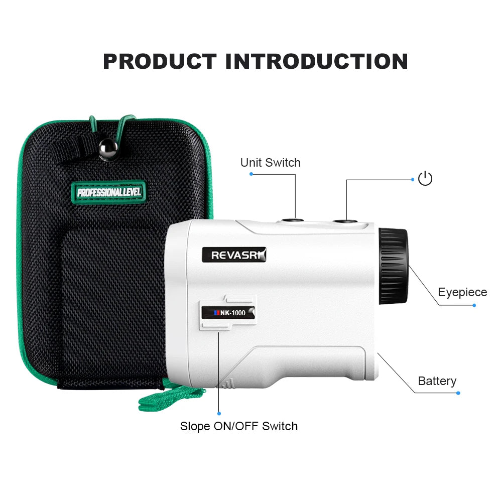 Revasri Golf Laser Rangefinder with Flag Lock Feature - Smarsty