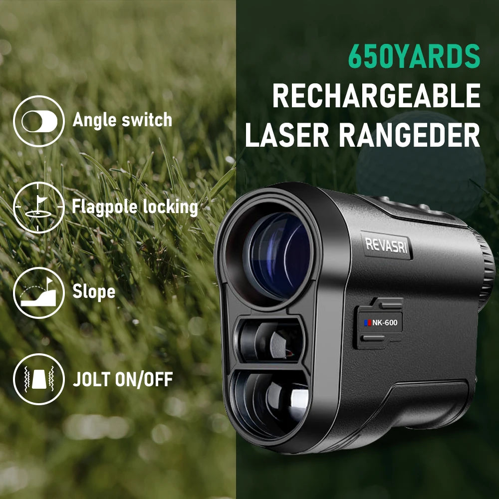 REVASRI Golf Rangefinder with Rechargeable Battery and Slope Feature - Smarsty