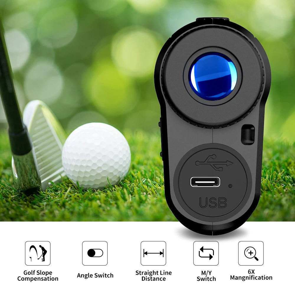 REVASRI Golf Rangefinder with Rechargeable Battery and Slope Feature - Smarsty