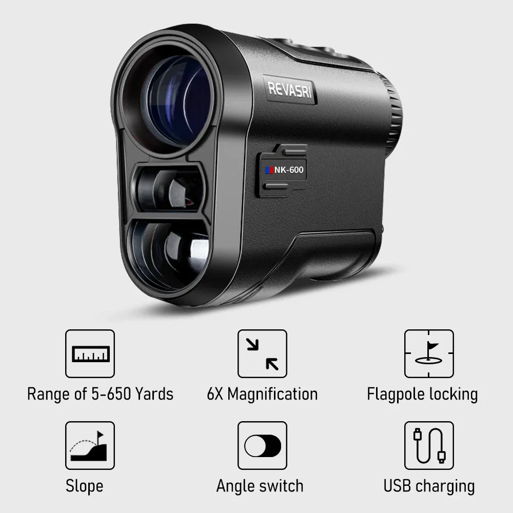 Revasri 600M Golf Laser Rangefinder with Slope Compensation - Smarsty