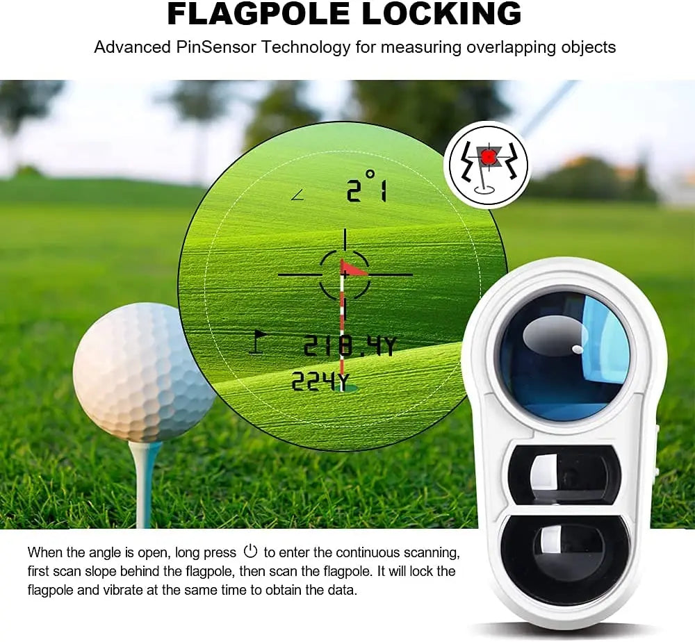 Revasri Golf Laser Rangefinder with Slope and Vibration - Smarsty