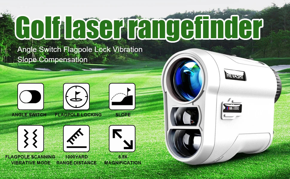 Revasri Golf Laser Rangefinder with Slope and Vibration - Smarsty