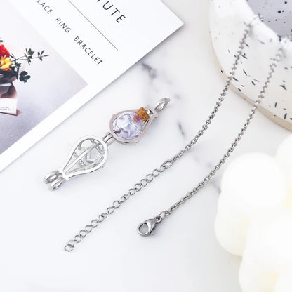 Hollow Teardrop Urn Necklace for Ashes Memorial - Smarsty