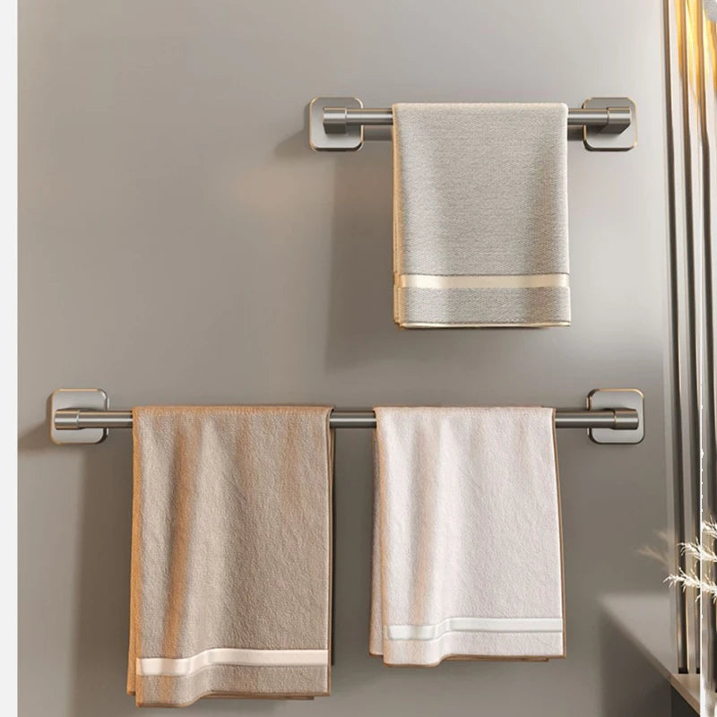 Wall Mounted Towel Holder with No Drilling Convenience - Smarsty