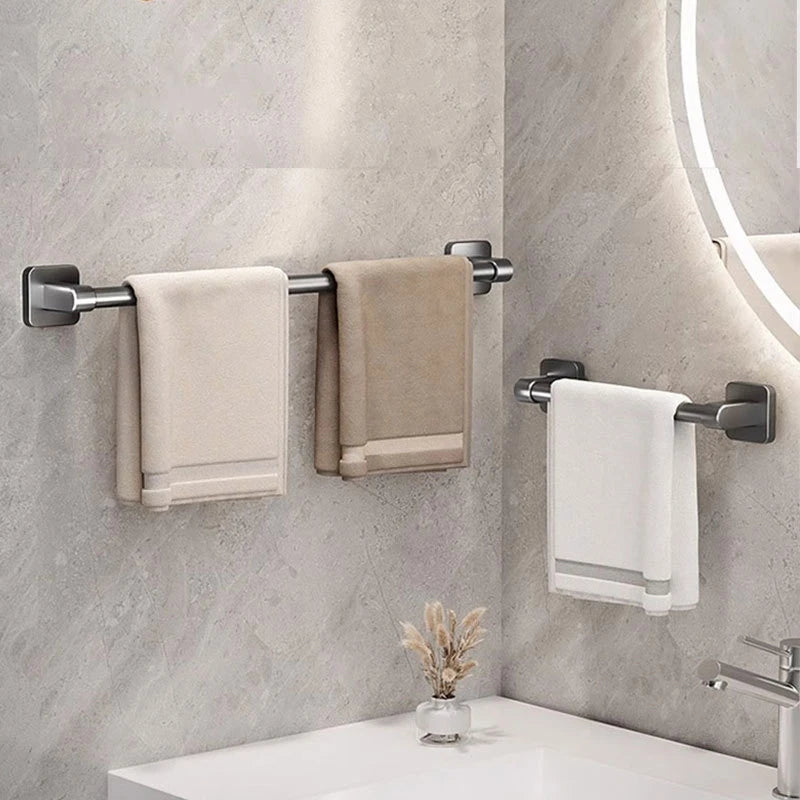 Wall Mounted Towel Holder with No Drilling Convenience - Smarsty