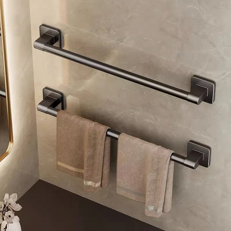 Wall Mounted Towel Holder with No Drilling Convenience - Smarsty