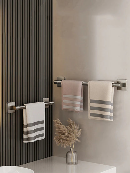 Wall Mounted Towel Holder with No Drilling Convenience - Smarsty