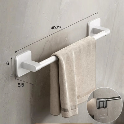 Wall Mounted Towel Holder with No Drilling Convenience - Smarsty