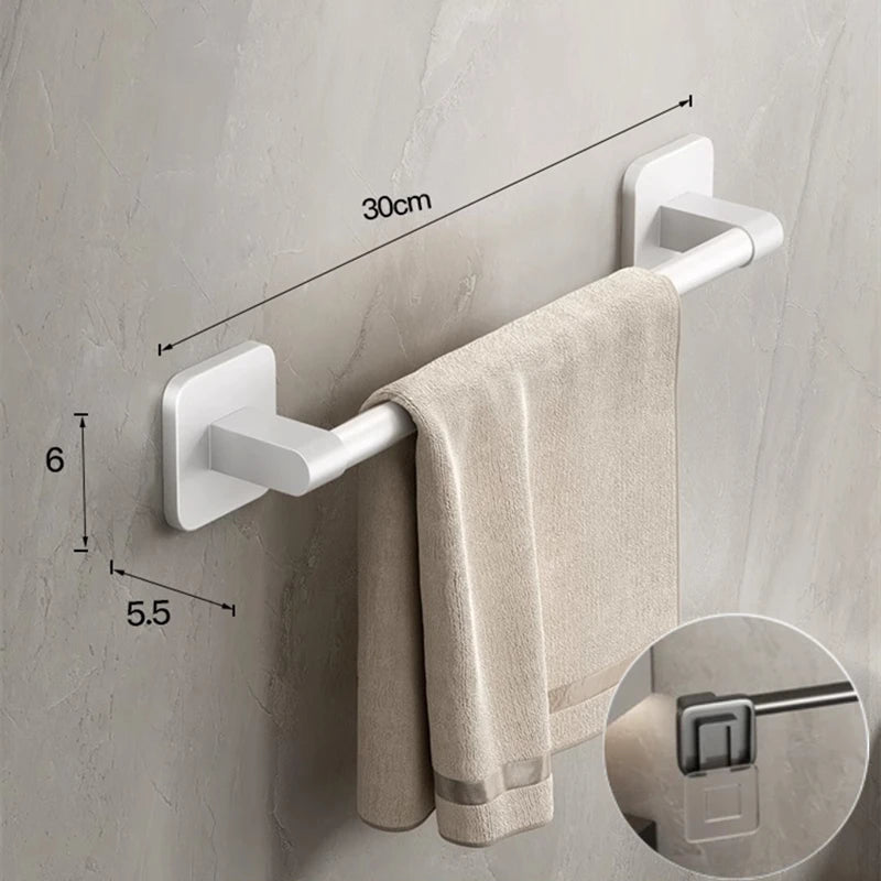 Wall Mounted Towel Holder with No Drilling Convenience - Smarsty