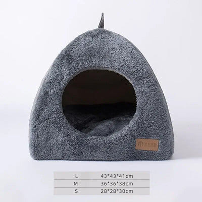Warm Triangle Cat Nest for Deep Sleep Comfort - Smarsty