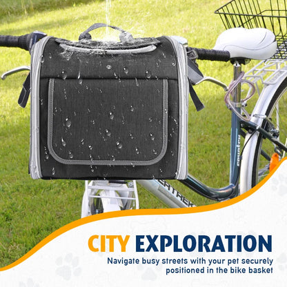 Expandable Soft Sided Pet Carrier Backpack for Bikes - Smarsty