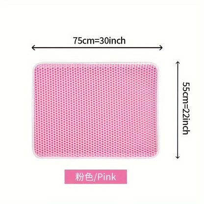 Large Cat Litter Mat with Easy Cleaning Design - Smarsty