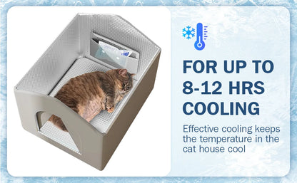 Outdoor Waterproof Cat House With Cooling Feature - Smarsty