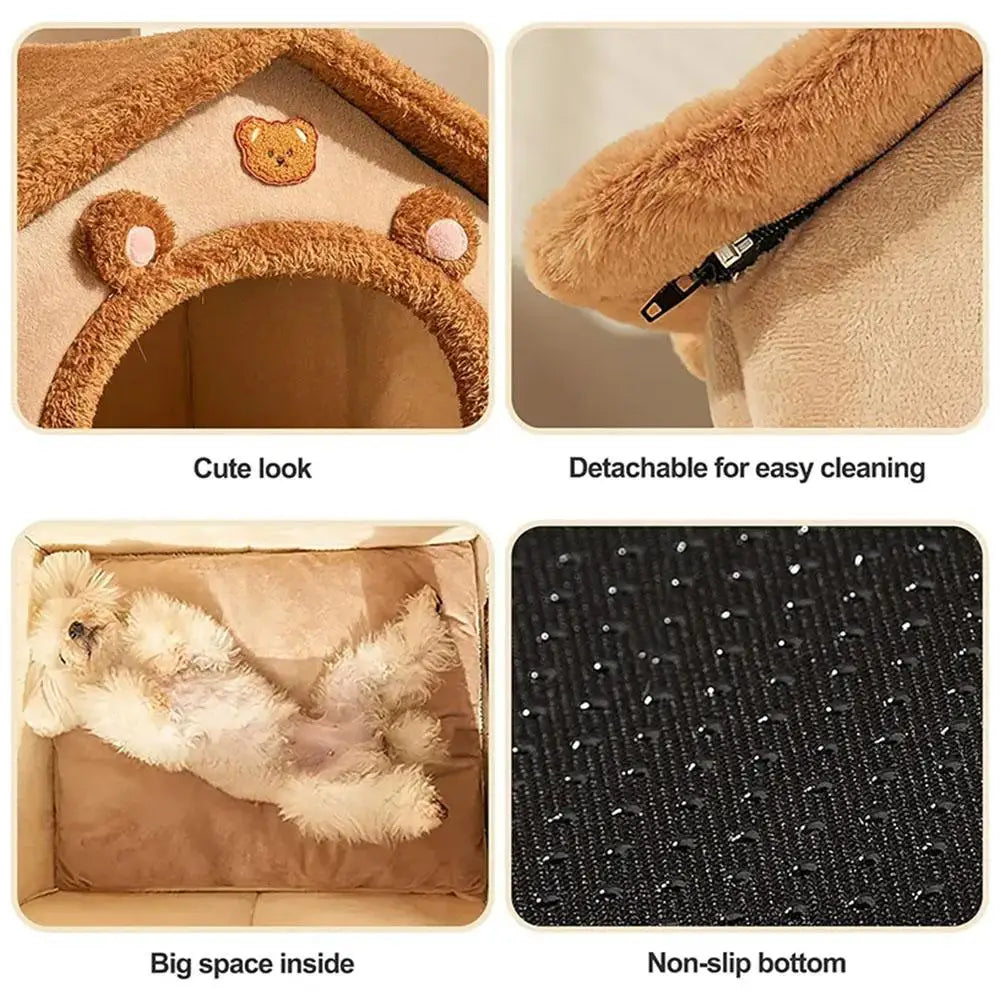 Thickened Warm Cat and Dog House for All Seasons - Smarsty