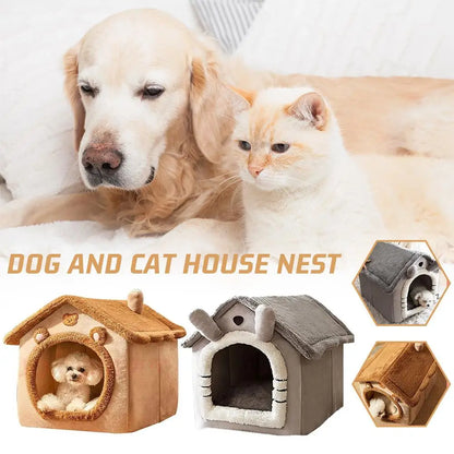 Thickened Warm Cat and Dog House for All Seasons - Smarsty