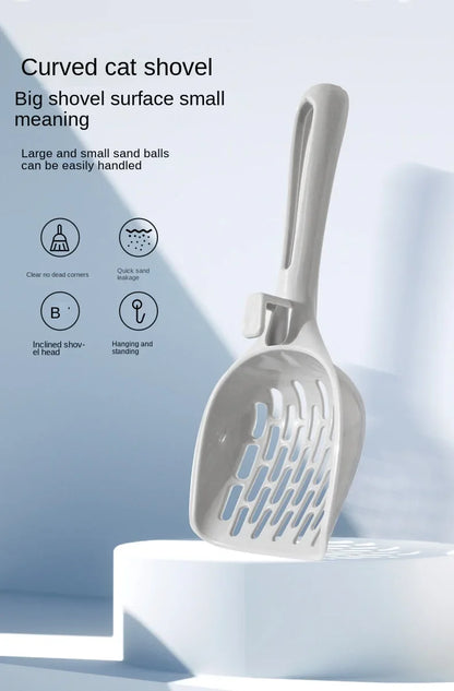 Self Cleaning Cat Litter Scoop with Base Easy to Use - Smarsty