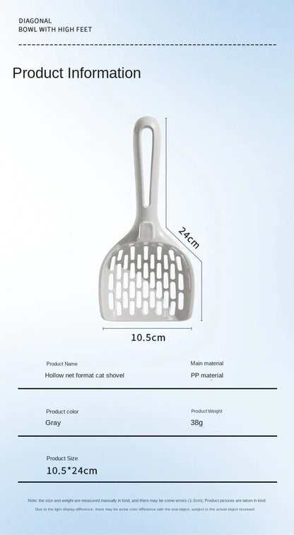 Self Cleaning Cat Litter Scoop with Base Easy to Use - Smarsty