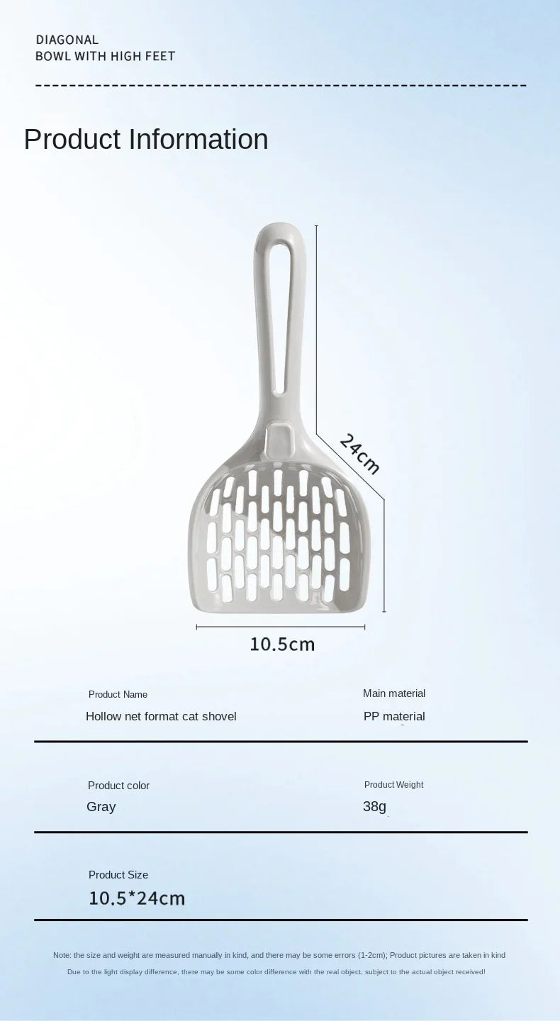 Self Cleaning Cat Litter Scoop with Base Easy to Use - Smarsty