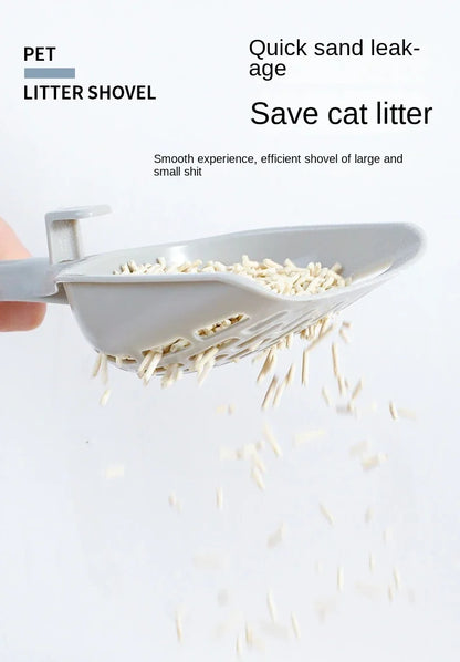 Self Cleaning Cat Litter Scoop with Base Easy to Use - Smarsty