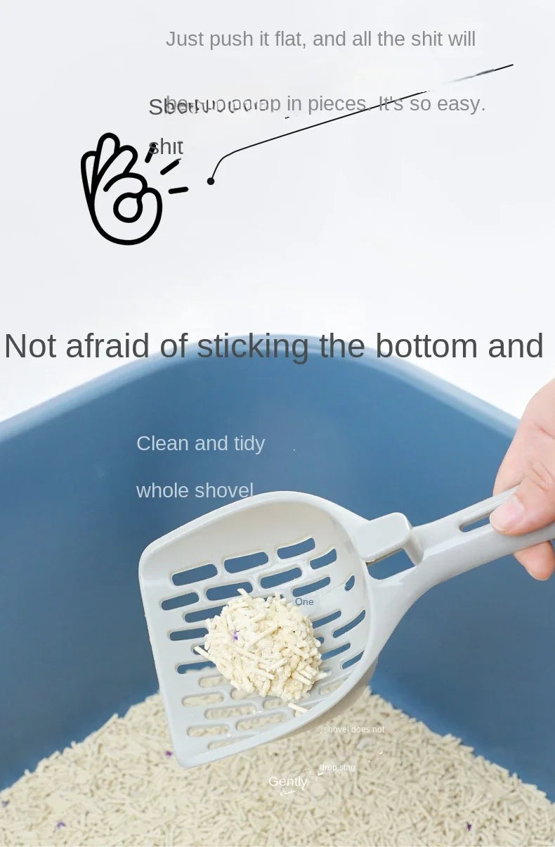 Self Cleaning Cat Litter Scoop with Base Easy to Use - Smarsty