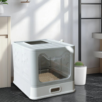 Stainless Steel Cat Litter Box with Easy Clean Lid - Smarsty