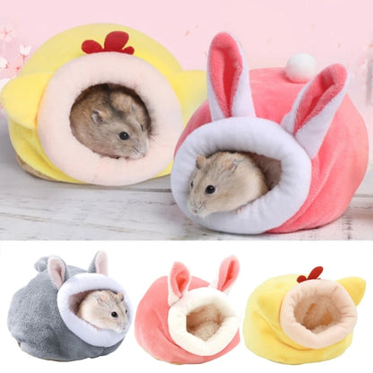 Windproof Plush Hamster Nest for Winter Comfort - Smarsty