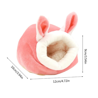 Windproof Plush Hamster Nest for Winter Comfort - Smarsty