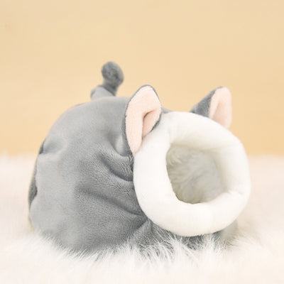 Windproof Plush Hamster Nest for Winter Comfort - Smarsty