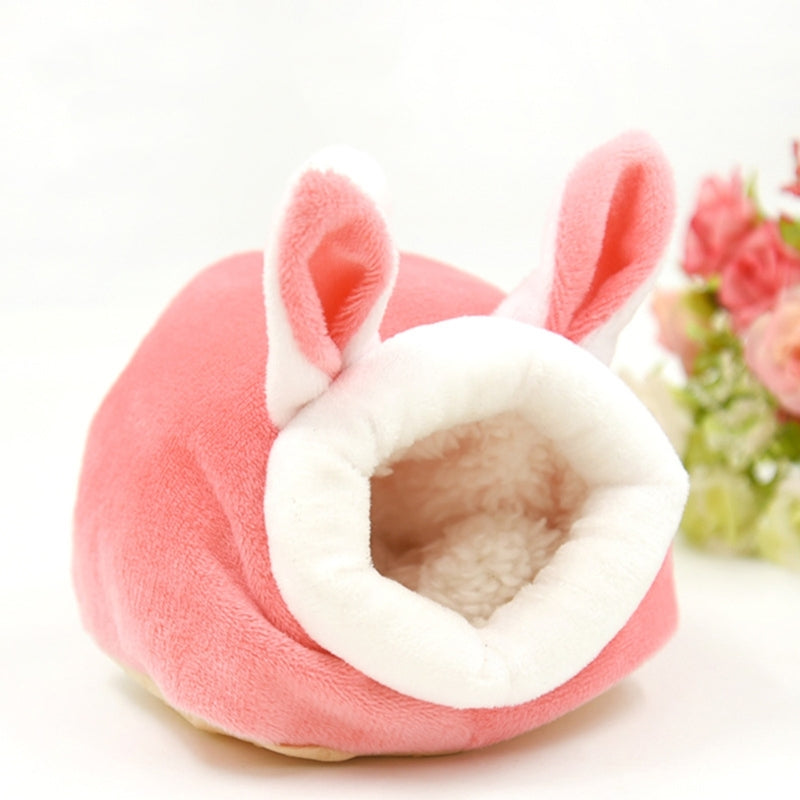 Windproof Plush Hamster Nest for Winter Comfort - Smarsty