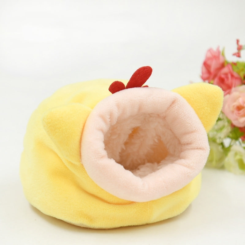 Windproof Plush Hamster Nest for Winter Comfort - Smarsty