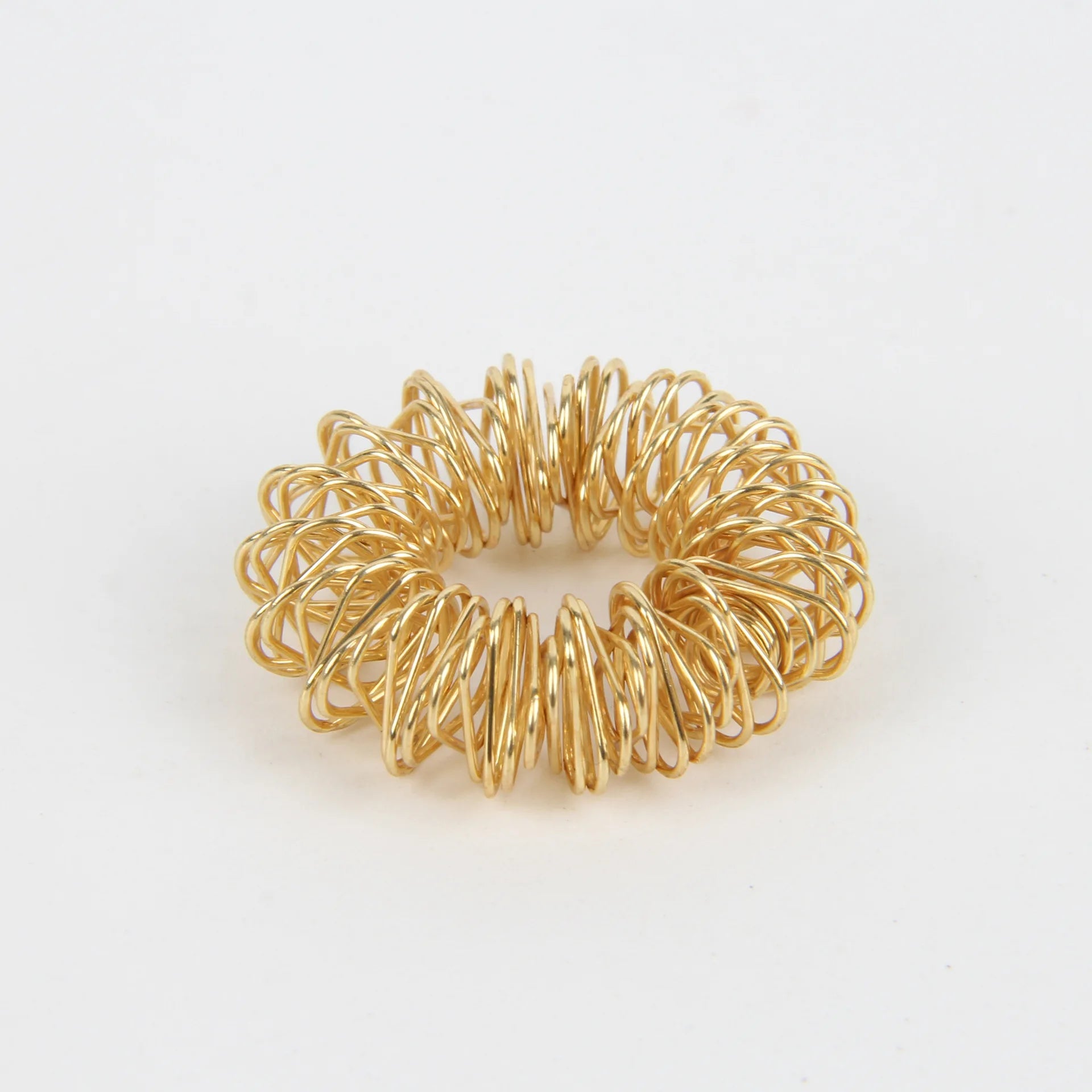 10pcs Gold Finger Massage Acupuncture Rings for Health - Smarsty