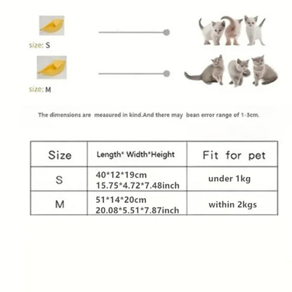 Funny Banana Cat Bed House Cozy Portable Pet Basket - Smarsty
