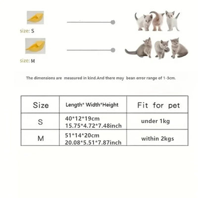 Funny Banana Cat Bed House Cozy Portable Pet Basket - Smarsty