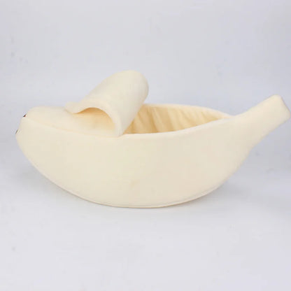 Funny Banana Cat Bed House Cozy Portable Pet Basket - Smarsty