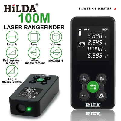 HILDA Laser Rangefinder with Rechargeable Battery and High Accuracy - Smarsty