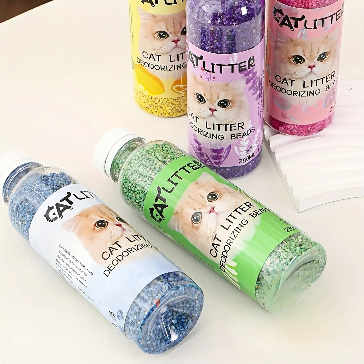 Cat Litter Deodorizing Beads for Fresh Home Odor Control - Smarsty