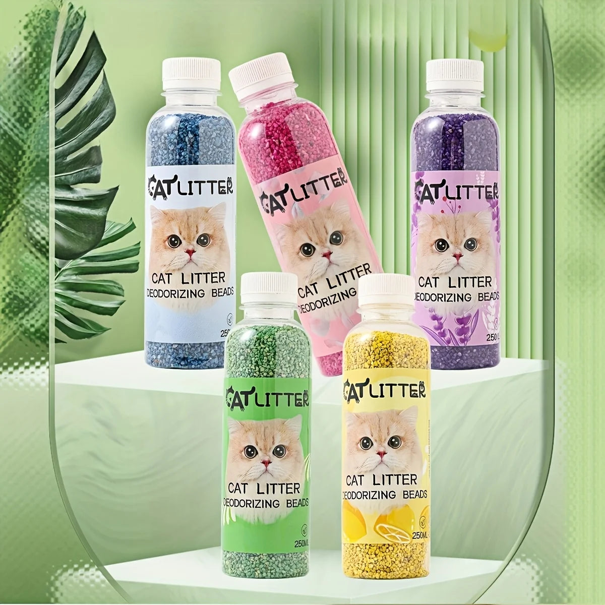 Cat Litter Deodorizing Beads for Fresh Home Odor Control - Smarsty