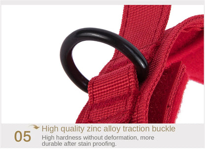 Durable Adjustable Tactical Dog Collar Leash Set - Smarsty
