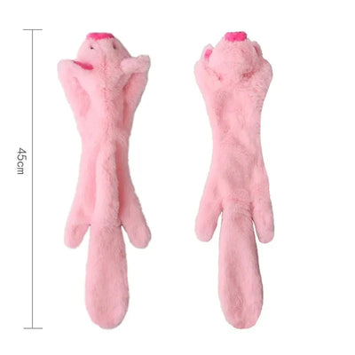 Durable Stuffingless Plush Squeaky Dog Toy - Smarsty
