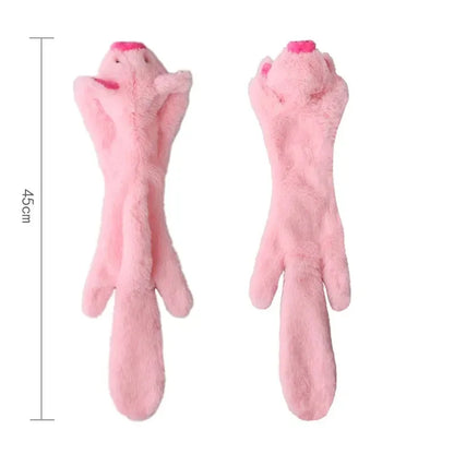 Durable Stuffingless Plush Squeaky Dog Toy - Smarsty