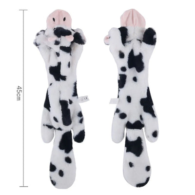 Durable Stuffingless Plush Squeaky Dog Toy - Smarsty