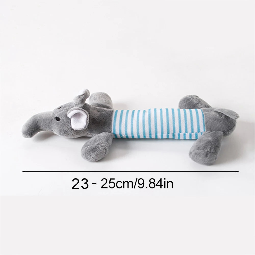 Durable Stuffingless Plush Squeaky Dog Toy - Smarsty