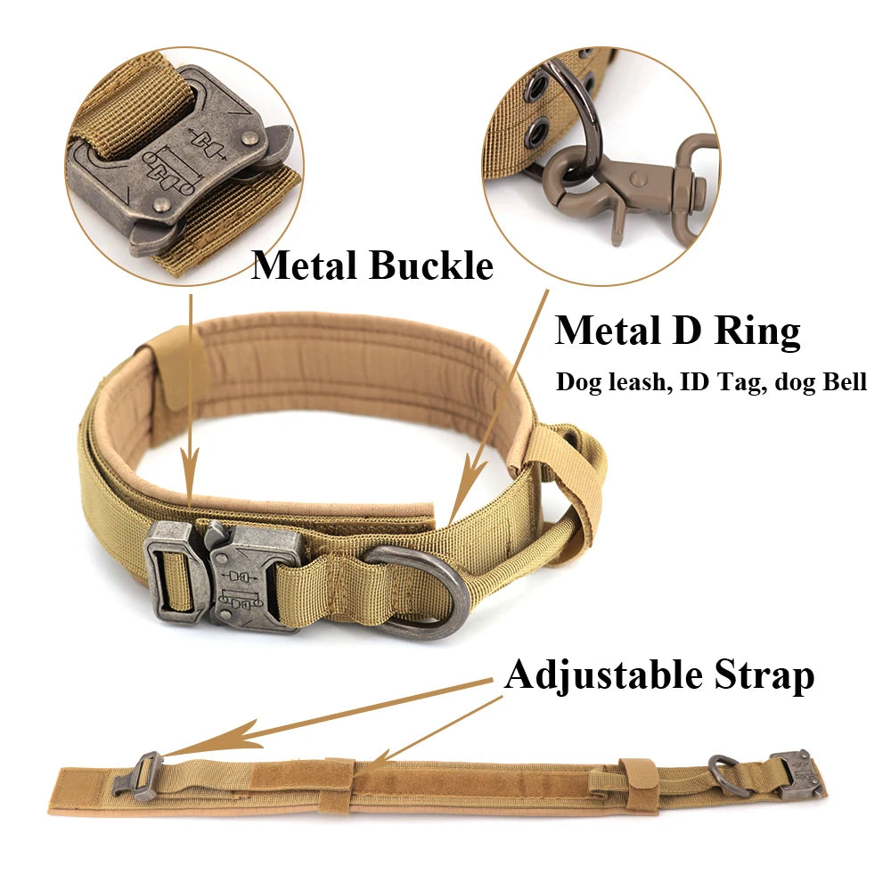 Large Dog Harness with Molle Pouches for Training - Smarsty