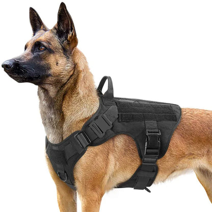 Large Dog Harness with Molle Pouches for Training - Smarsty