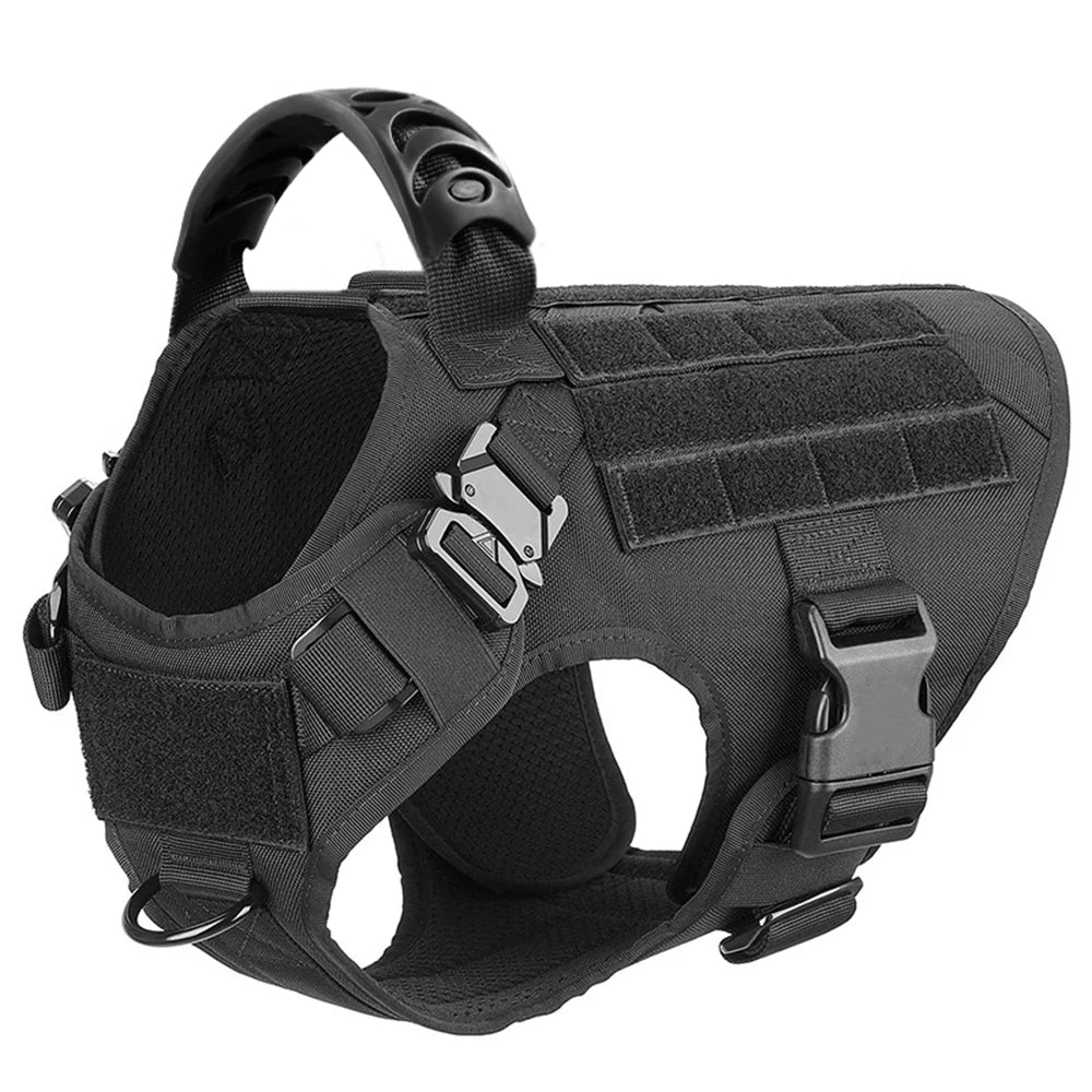 Large Dog Harness with Molle Pouches for Training - Smarsty
